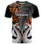 Custom New Zealand T Shirt Te Manaia Mangopare Maori And Fern Orange Style LT14 Orange - Polynesian Pride