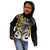 Personalised New Zealand Kid Hoodie Te Manaia Mangopare Maori And Fern Gold Style LT14 - Polynesian Pride