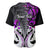 Personalised New Zealand Baseball Jersey Te Manaia Mangopare Maori And Fern Purple Style LT14 - Polynesian Pride