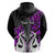 Custom New Zealand Hoodie Te Manaia Mangopare Maori and Fern Purple Style LT14 - Polynesian Pride