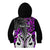 Personalised New Zealand Kid Hoodie Te Manaia Mangopare Maori And Fern Purple Style LT14 - Polynesian Pride