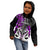 Personalised New Zealand Kid Hoodie Te Manaia Mangopare Maori And Fern Purple Style LT14 - Polynesian Pride