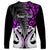 Personalised New Zealand Long Sleeve Shirt Te Manaia Mangopare Maori And Fern Purple Style LT14 - Polynesian Pride