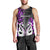 Personalised New Zealand Men Tank Top Te Manaia Mangopare Maori And Fern Purple Style LT14 - Polynesian Pride