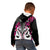 Personalised New Zealand Kid Hoodie Te Manaia Mangopare Maori And Fern Pink Style LT14 - Polynesian Pride