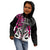 Personalised New Zealand Kid Hoodie Te Manaia Mangopare Maori And Fern Pink Style LT14 - Polynesian Pride