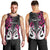 Personalised New Zealand Men Tank Top Te Manaia Mangopare Maori And Fern Pink Style LT14 - Polynesian Pride