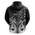 Custom New Zealand Hoodie Te Manaia Mangopare Maori and Fern Black Style LT14 - Polynesian Pride