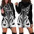 Personalised New Zealand Hoodie Dress Te Manaia Mangopare Maori And Fern Black Style LT14 - Polynesian Pride