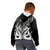 Personalised New Zealand Kid Hoodie Te Manaia Mangopare Maori And Fern Black Style LT14 - Polynesian Pride