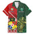 Custom Samoa And Ireland Rugby Family Matching Puletasi and Hawaiian Shirt Ikale Tahi With Shamrocks