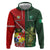 Custom Samoa And Ireland Rugby Hoodie Ikale Tahi With Shamrocks