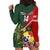 Custom Samoa And Ireland Rugby Hoodie Dress Ikale Tahi With Shamrocks