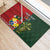 Custom Samoa And Ireland Rugby Rubber Doormat Ikale Tahi With Shamrocks