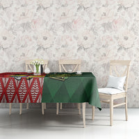 Custom Tonga And Ireland Rugby Tablecloth Ikale Tahi With Shamrocks LT14 - Polynesian Pride