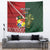 Custom Samoa And Ireland Rugby Tapestry Ikale Tahi With Shamrocks