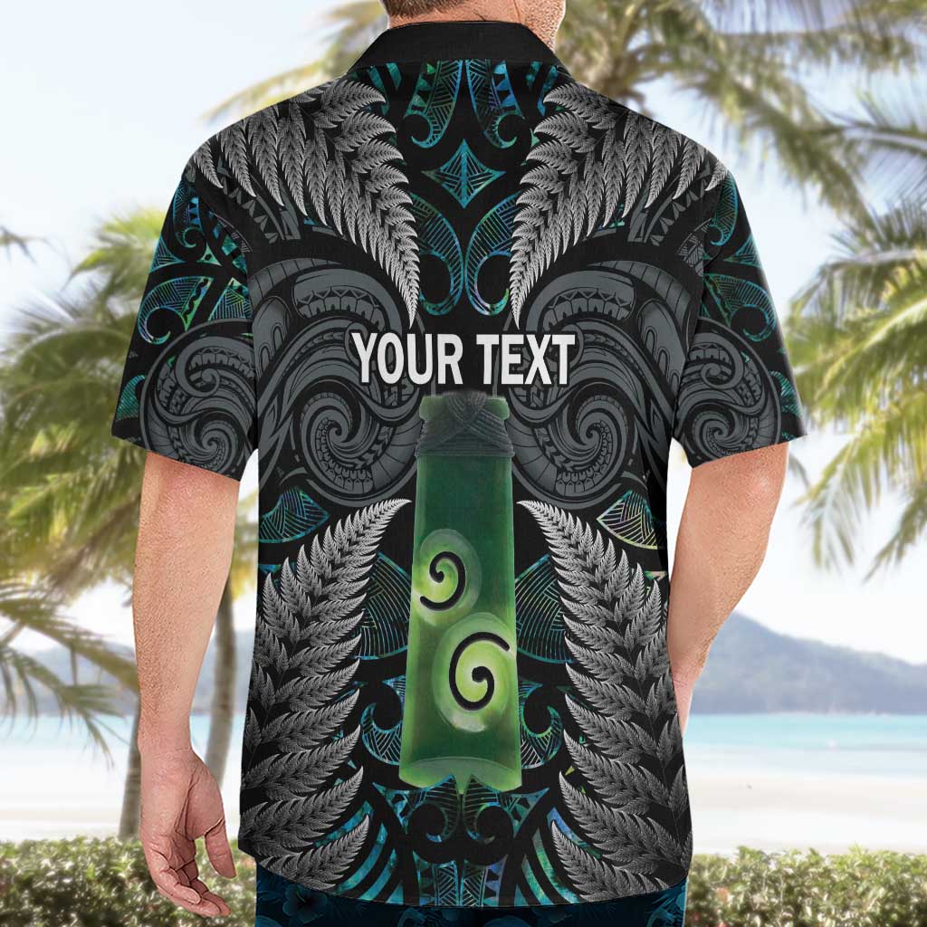 Personalised New Zealand Toki Hawaiian Shirt Silver Fern Mix Aotearoa Maori Pattern LT14 - Polynesian Pride