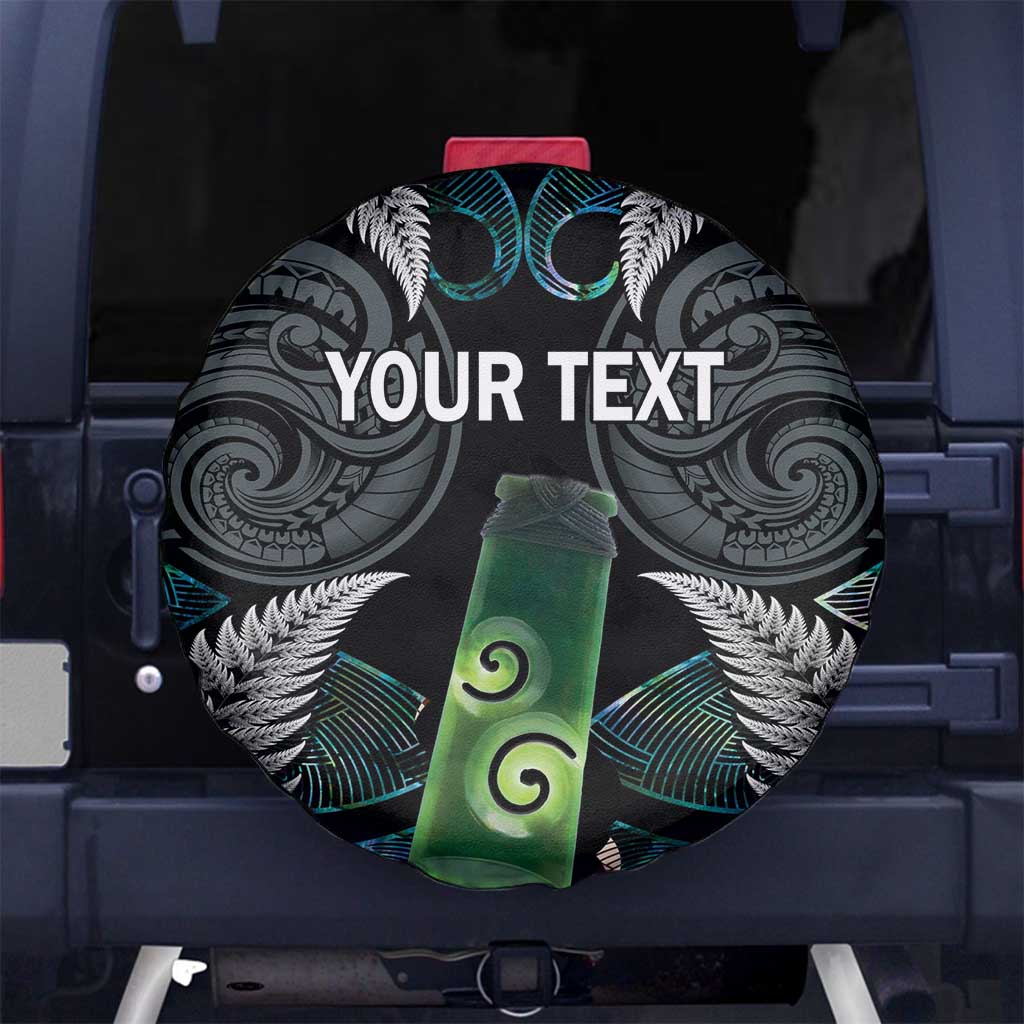 Personalised New Zealand Toki Spare Tire Cover Silver Fern Mix Aotearoa Maori Pattern LT14 - Polynesian Pride