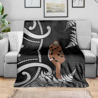 New Zealand Maripi Blanket Silver Fern Mix Aotearoa Maori Pattern LT14 - Polynesian Pride