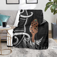 New Zealand Maripi Blanket Silver Fern Mix Aotearoa Maori Pattern LT14 - Polynesian Pride