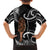 New Zealand Maripi Family Matching Long Sleeve Bodycon Dress and Hawaiian Shirt Silver Fern Mix Aotearoa Maori Pattern