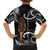 New Zealand Maripi Family Matching Puletasi and Hawaiian Shirt Silver Fern Mix Aotearoa Maori Pattern