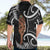 New Zealand Maripi Hawaiian Shirt Silver Fern Mix Aotearoa Maori Pattern