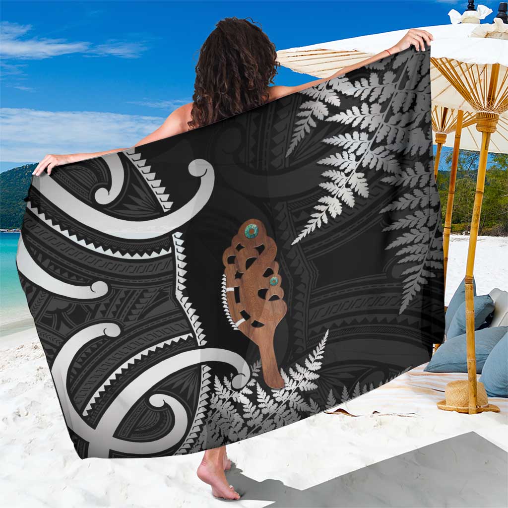 New Zealand Maripi Sarong Silver Fern Mix Aotearoa Maori Pattern