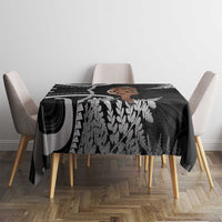 New Zealand Maripi Tablecloth Silver Fern Mix Aotearoa Maori Pattern LT14 - Polynesian Pride