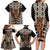 New Zealand Family Matching Long Sleeve Bodycon Dress and Hawaiian Shirt Maori Maripi Knife With Poutama Art