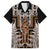 New Zealand Family Matching Long Sleeve Bodycon Dress and Hawaiian Shirt Maori Maripi Knife With Poutama Art