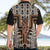 New Zealand Hawaiian Shirt Maori Maripi Knife With Poutama Art