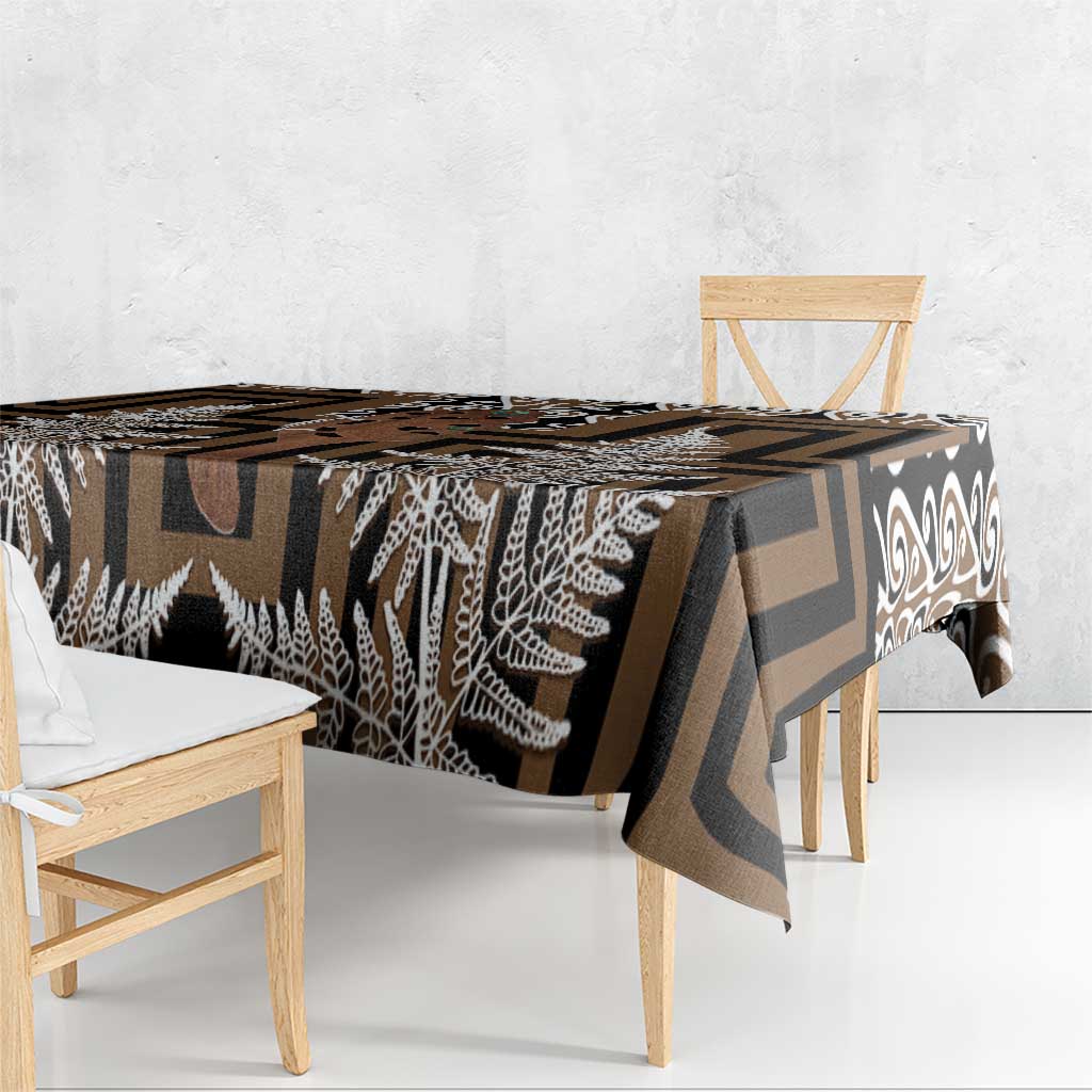 New Zealand Tablecloth Maori Maripi Knife With Poutama Art LT14 - Polynesian Pride