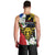 Personalised Philippines Carabao Men Tank Top Filipino Sun Mix Sampaguita Flower