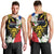 Personalised Philippines Carabao Men Tank Top Filipino Sun Mix Sampaguita Flower