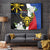 Personalised Philippines Carabao Tapestry Filipino Sun Mix Sampaguita Flower