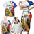 Personalised Philippines Eagle Family Matching Short Sleeve Bodycon Dress and Hawaiian Shirt Filipino Sun Mix Sampaguita Flower