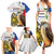 Personalised Philippines Eagle Family Matching Summer Maxi Dress and Hawaiian Shirt Filipino Sun Mix Sampaguita Flower