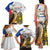 Personalised Philippines Eagle Family Matching Tank Maxi Dress and Hawaiian Shirt Filipino Sun Mix Sampaguita Flower