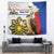 Personalised Philippines Eagle Tapestry Filipino Sun Mix Sampaguita Flower