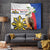 Personalised Philippines Eagle Tapestry Filipino Sun Mix Sampaguita Flower