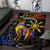 Philippines Sarimanok Area Rug Papanok Legendary Bird Okir Polynesian Pattern