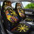 Philippines Sarimanok Car Seat Cover Papanok Legendary Bird Okir Polynesian Pattern