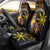 Philippines Sarimanok Car Seat Cover Papanok Legendary Bird Okir Polynesian Pattern