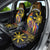 Philippines Sarimanok Car Seat Cover Papanok Legendary Bird Okir Polynesian Pattern