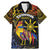 Philippines Sarimanok Family Matching Mermaid Dress and Hawaiian Shirt Papanok Legendary Bird Okir Polynesian Pattern
