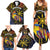 Philippines Sarimanok Family Matching Summer Maxi Dress and Hawaiian Shirt Papanok Legendary Bird Okir Polynesian Pattern