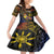 Philippines Sarimanok Family Matching Tank Maxi Dress and Hawaiian Shirt Papanok Legendary Bird Okir Polynesian Pattern