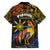 Philippines Sarimanok Family Matching Tank Maxi Dress and Hawaiian Shirt Papanok Legendary Bird Okir Polynesian Pattern