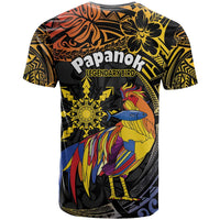 Philippines Sarimanok T Shirt Papanok Legendary Bird Okir Polynesian Pattern